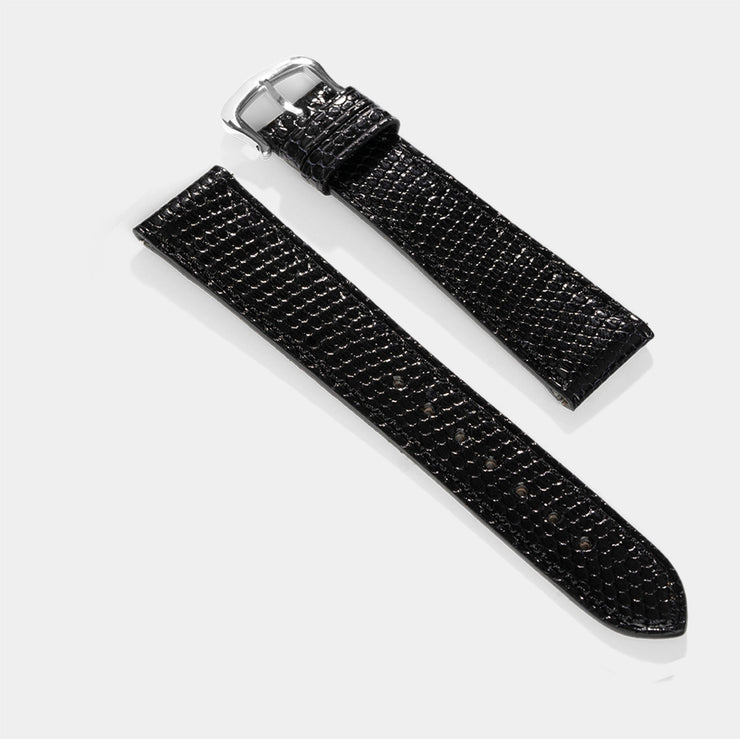 Strap for Cartier Tank Must (2021-2024) - The Slim Black Lizard