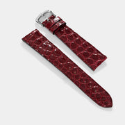 Strap for Cartier Tank Must (2021-2024) - The Bordeaux Alligator