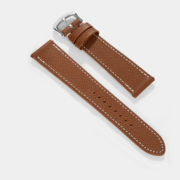 Strap for Cartier Tank Must (2021-2024) - The Pebbled Brown