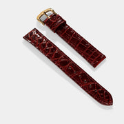 Strap for Cartier 17.5 mm - The Cherry Alligator Watch Strap