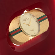 1960s Vintage Gucci Mechanical Travel Desk Clock