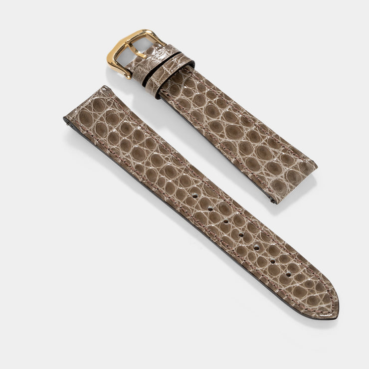 Strap for Cartier Tank Louis (2021-2024) - The Taupe Alligator