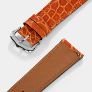 Strap for Cartier Tank Must (2021-2024) - The Orange Alligator