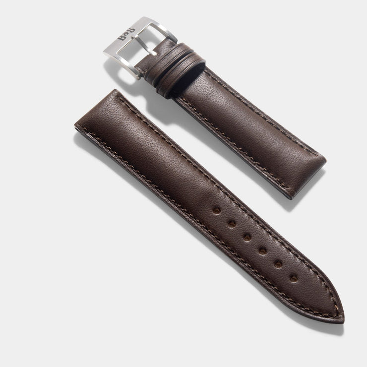 Antique Brown Leather Watch Strap