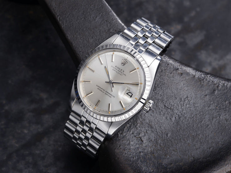 ROLEX DATEJUST 1603 SILVER SIGMA DIAL