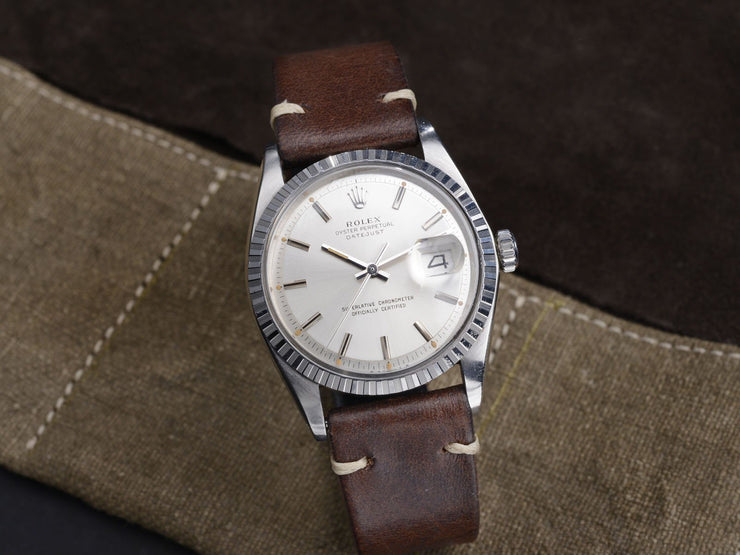 ROLEX DATEJUST 1603 SILVER SIGMA DIAL