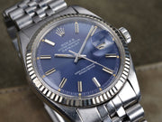 ROLEX ROLEX 1601 DATEJUST BLUE DIAL