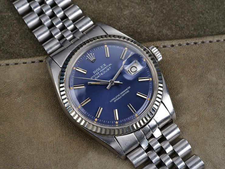 ROLEX ROLEX 1601 DATEJUST BLUE DIAL