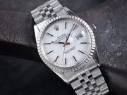 ROLEX 16030 DATEJUST WHITE DIAL BOX & PAPERS