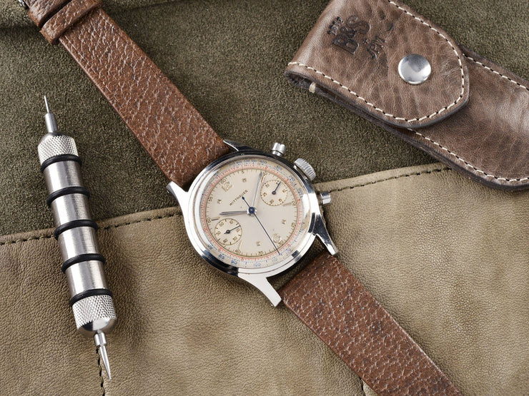 1950S WITTNAUER STEEL CHRONOGRAPH