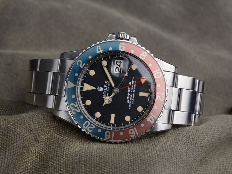 ROLEX ALL REDHAND 1675 GMT