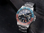 ROLEX ALL REDHAND 1675 GMT