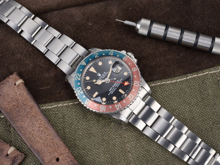 ROLEX ALL REDHAND 1675 GMT