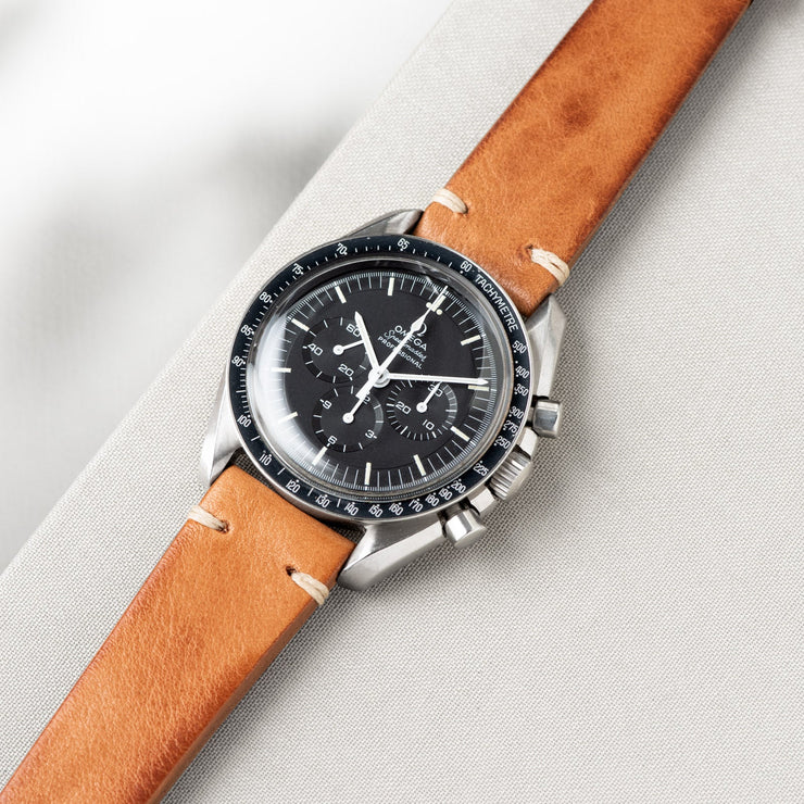 Caramel Brown Leather Watch Strap