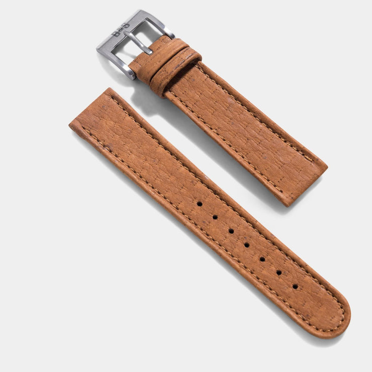 Peccary Brown Heritage Leather Watch Strap