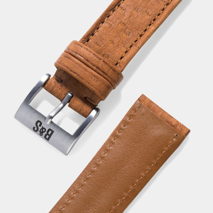 Peccary Brown Heritage Leather Watch Strap