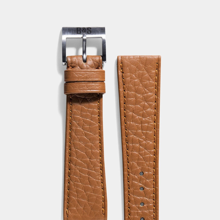 Taurillon Brown Speedy Leather Watch Strap