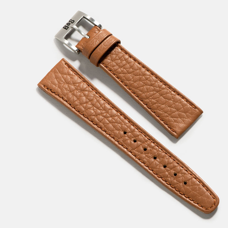 Strap for Omega Speedmaster Professional - Taurillon Brown Leather