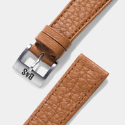 Taurillon Brown Speedy Leather Watch Strap