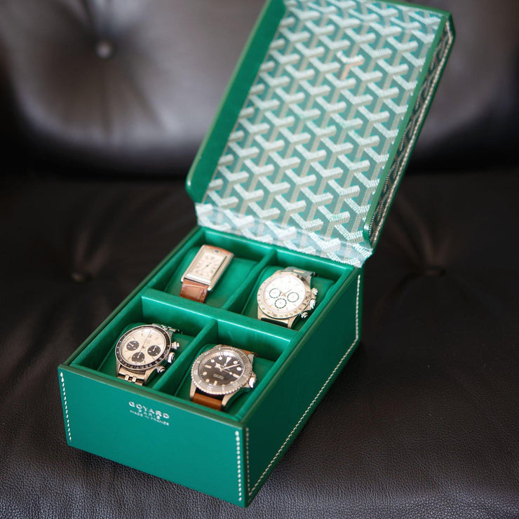 Goyard Coffret Montre Green 4 Watch Box