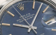 Rolex Datejust Blue Brick Dial Reference 1600