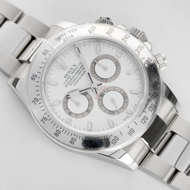 Rolex Daytona Steel 116520 White Dial