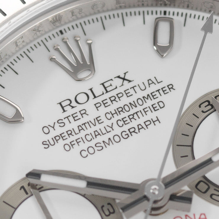 Rolex Daytona Steel 116520 White Dial