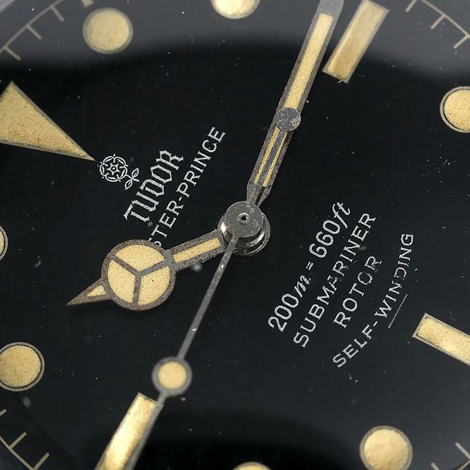 Tudor Submariner Underline Gilt Dial Reference 7928