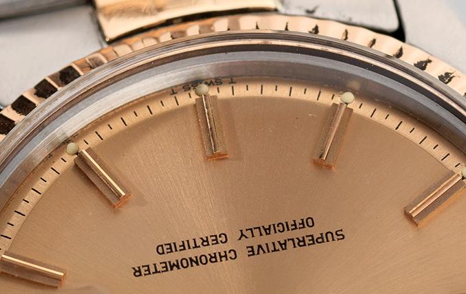 Rolex Datejust Two Tone ‘Rose’ Gold 1601