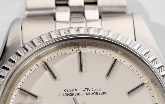 Rolex Datejust Flat Silver Dial 1603