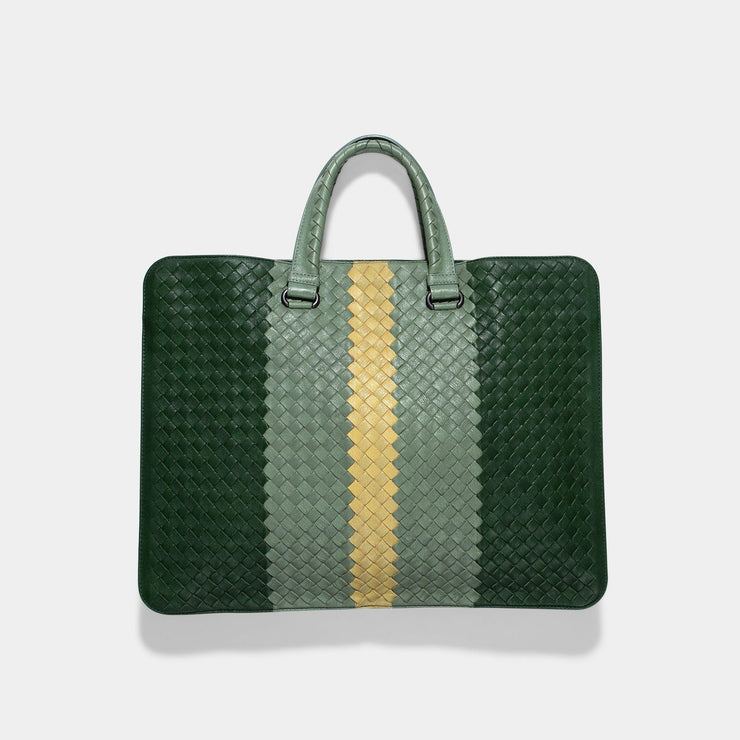 Bottega Veneta Intrecciato Multicolor Business Bag