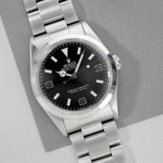 Rolex Explorer 14270 ‘Black Out Dial B&P