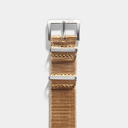 Deluxe Nylon Nato Watch Strap Coyote Brown