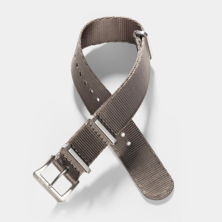 Strap for Omega Speedmaster Professional - Nylon Nato Taupe Grey