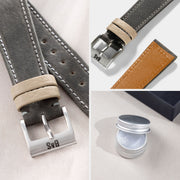 The Stonehenge Watch Strap - Made of Vintage Barbour Fabric - Jubilee Edition