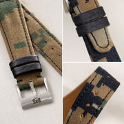 The Central Park Camo Watch Strap – Made From Original US Army Fabric – Jubilee Edition