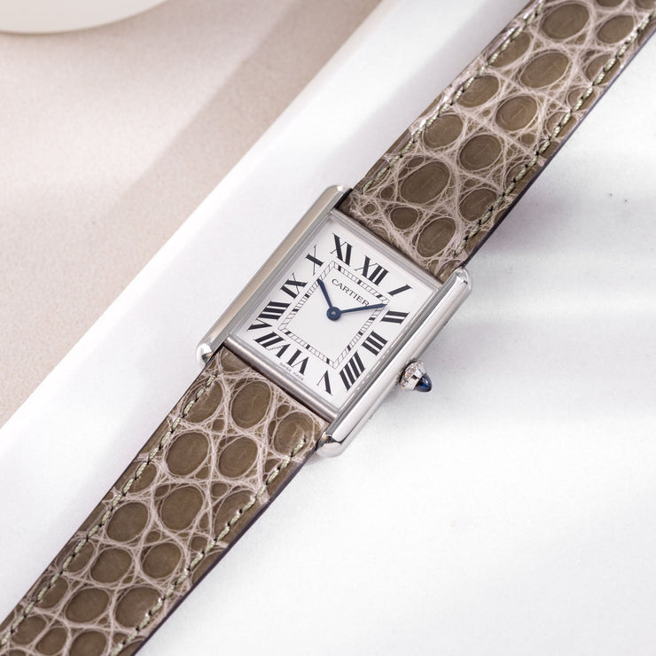 Strap for Cartier Tank Must (2021-2024) - The Taupe Alligator