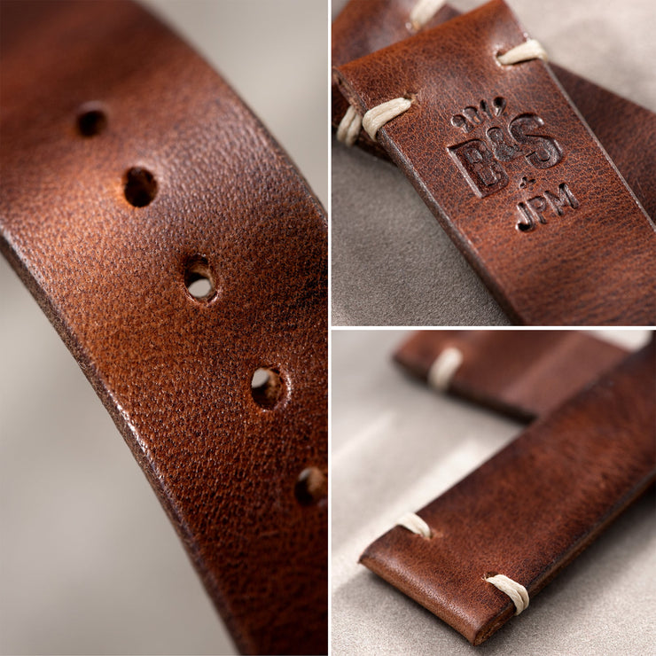 Siena Brown Leather Watch Strap