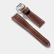 Le Métropolitain Brown Leather Watch Strap