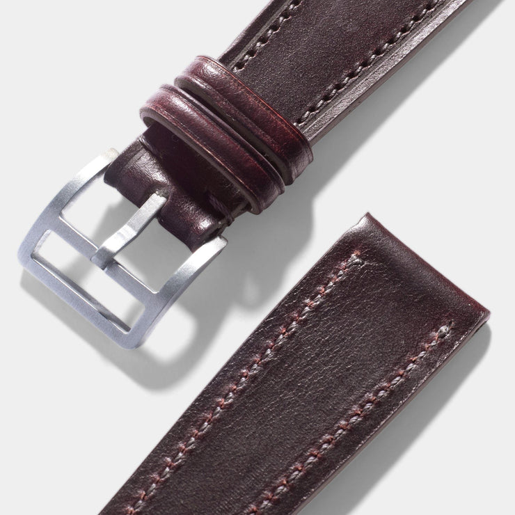 St. Émilion Brown Leather Watch Strap