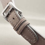 Café au Lait Leather Watch Strap