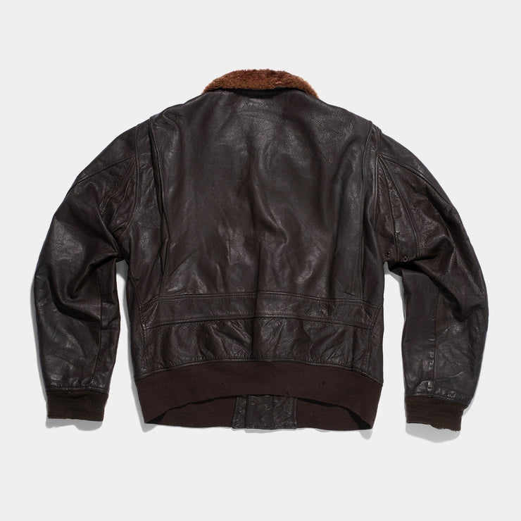 1 OF 1 CUSTOM VINTAGE MVRK G-1 LEATHER FLIGHT JACKET