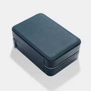 Prussian Blue Luxury Leather Watch Box