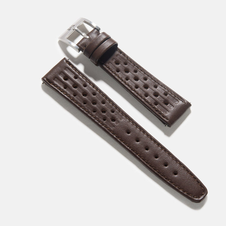 Strap for Omega Speedmaster Professional - Racing Dark Brown Speedy Leather