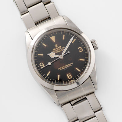 Rolex Explorer Gilt Underline Tropical Dial 1016