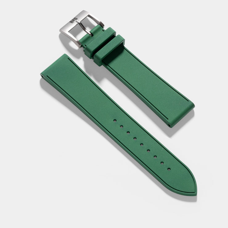 Sailor Green Vegan Rubber Watch Strap