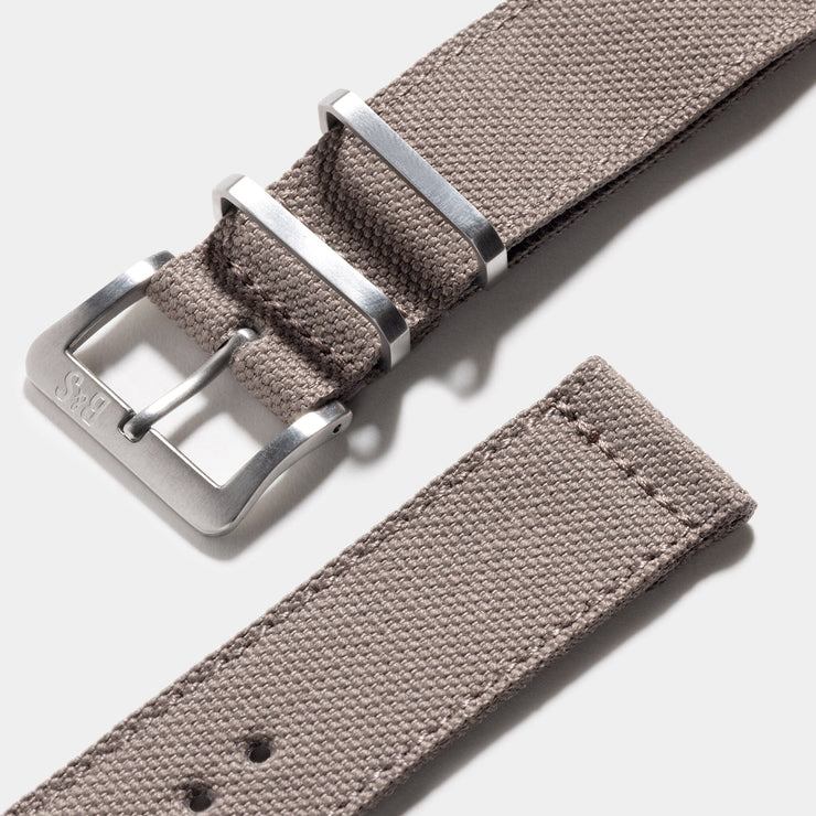 Safari Taupe Canvas Watch Strap