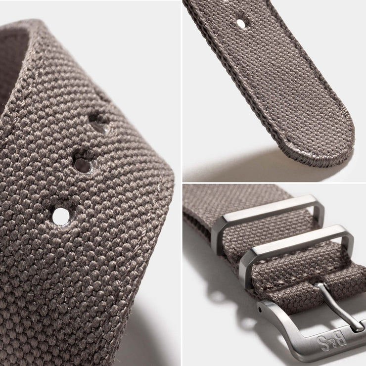 Safari Taupe Canvas Watch Strap