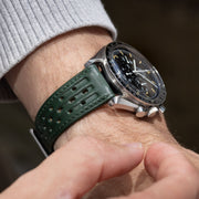 Strap for Omega Speedmaster Professional - Racing Green Speedy Leather