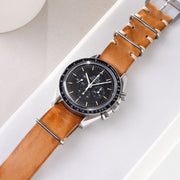 Strap for Omega Speedmaster Professional - Caramel Brown Nato Strap